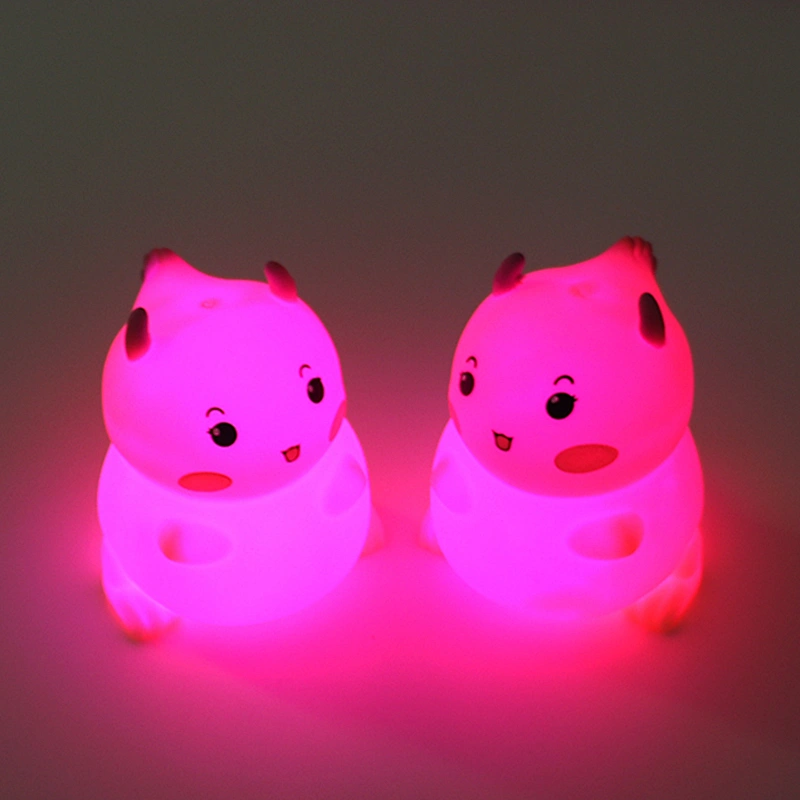 Squishy light up dinosaur