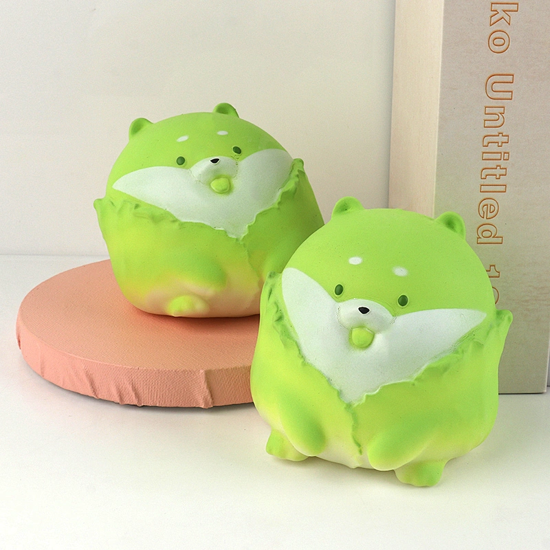 Cabbage Dog Squishy Toy