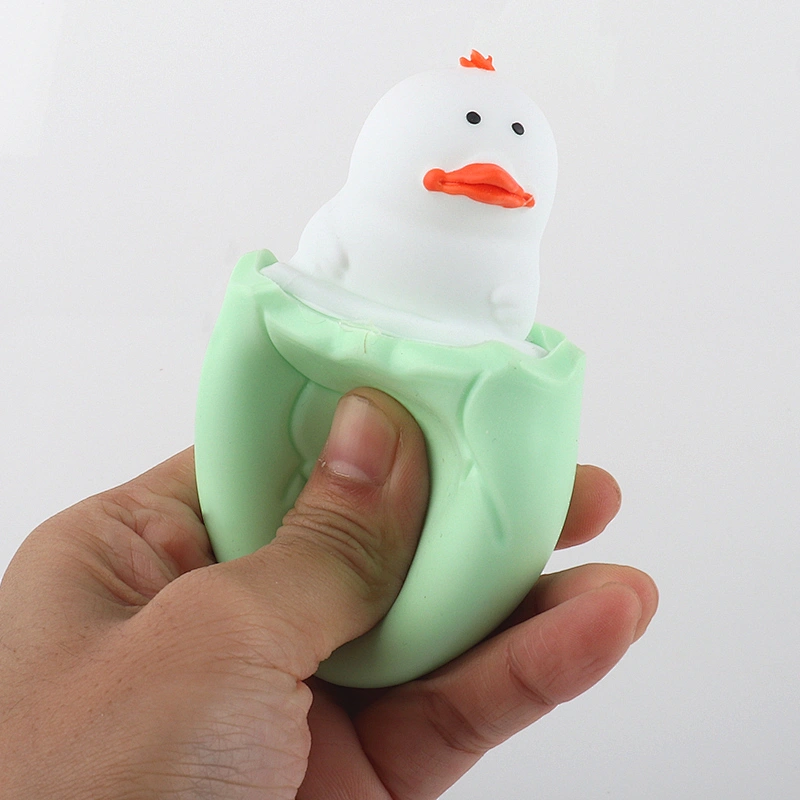 Squishy pop chicken toy