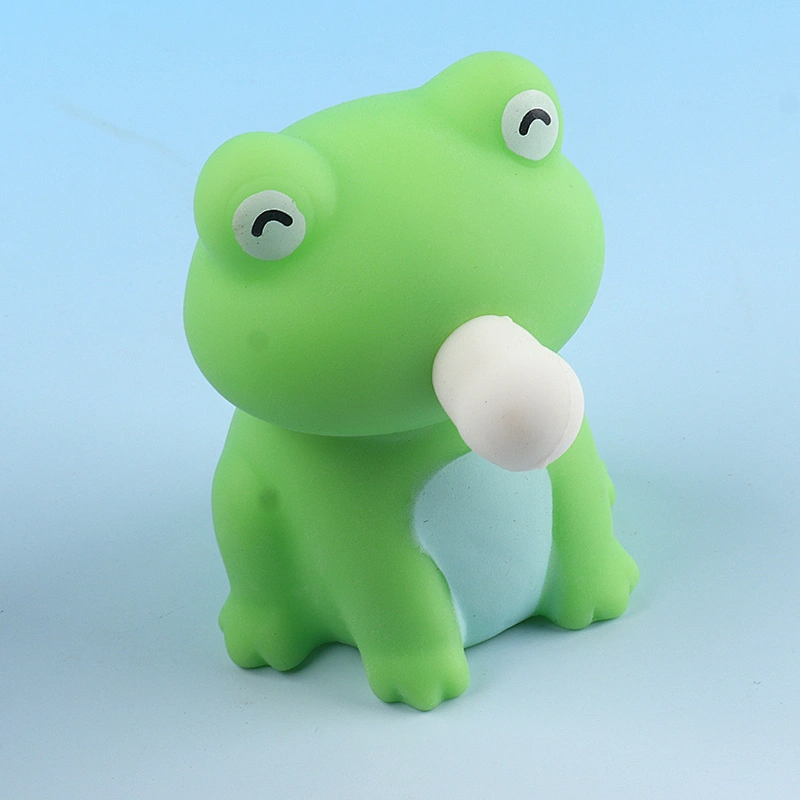 Squeeze Frog Blow Bubble
