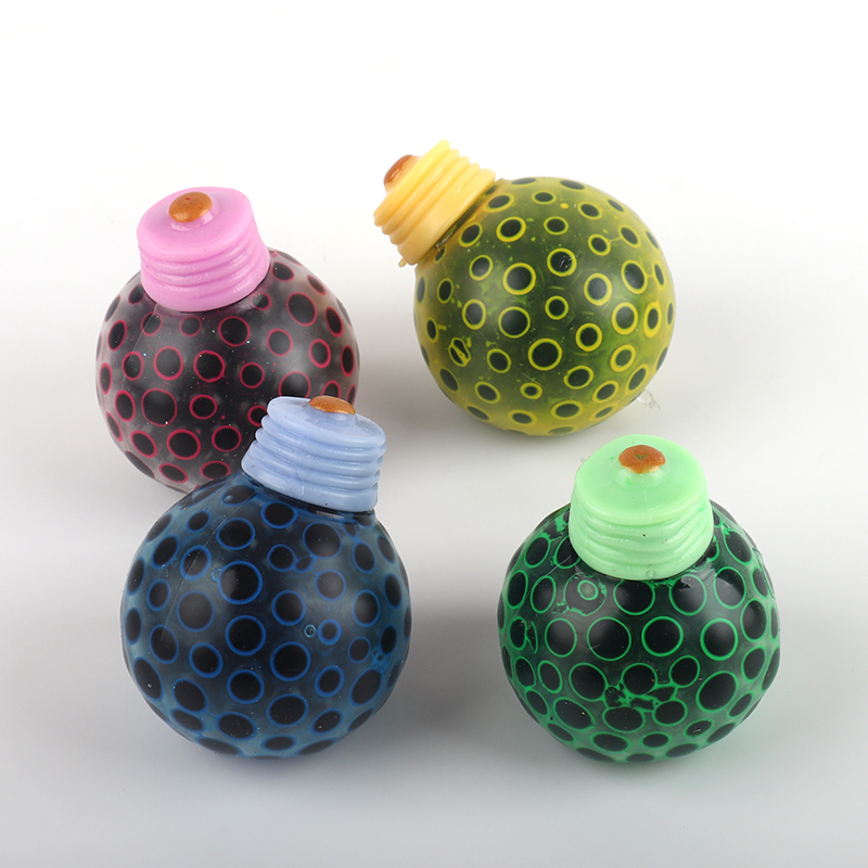 Lamp bulb squeeze toys