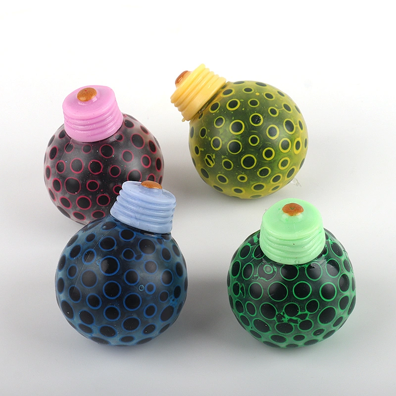 Lamp bulb squeeze toys