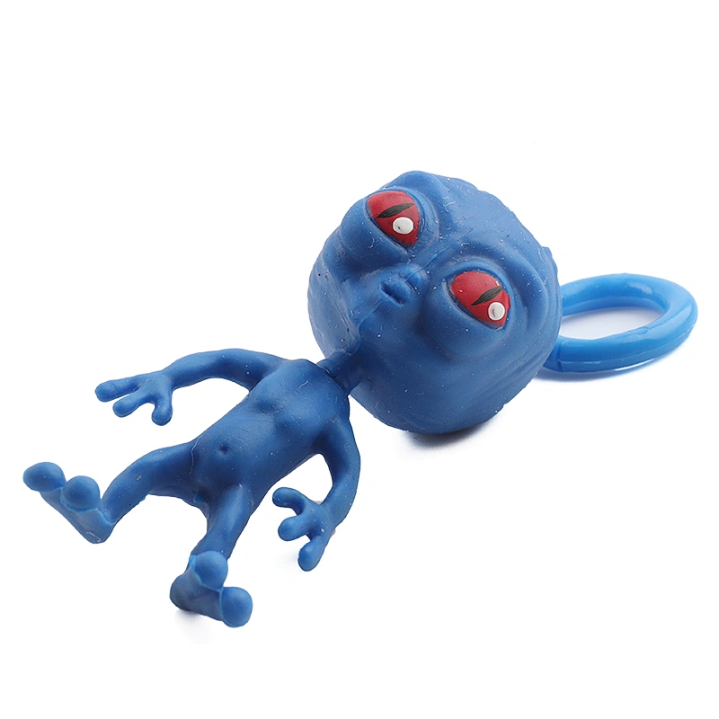 Halloween Squeeze Alien Keyring