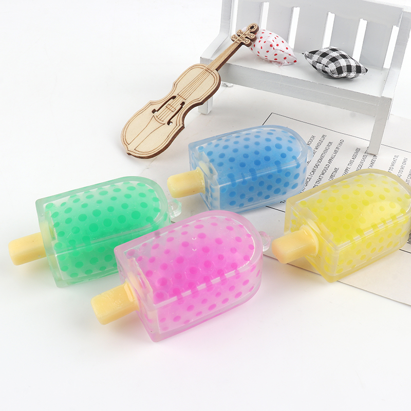 Water beads squishy ice cream