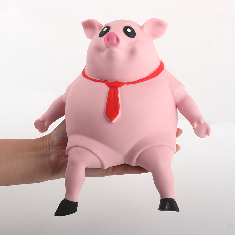 Stretchy piggy stress toy