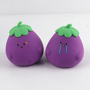 Lucky Eggplant Squeeze Toys