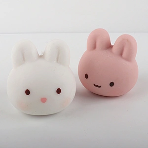 Rabbit head squeeze toys