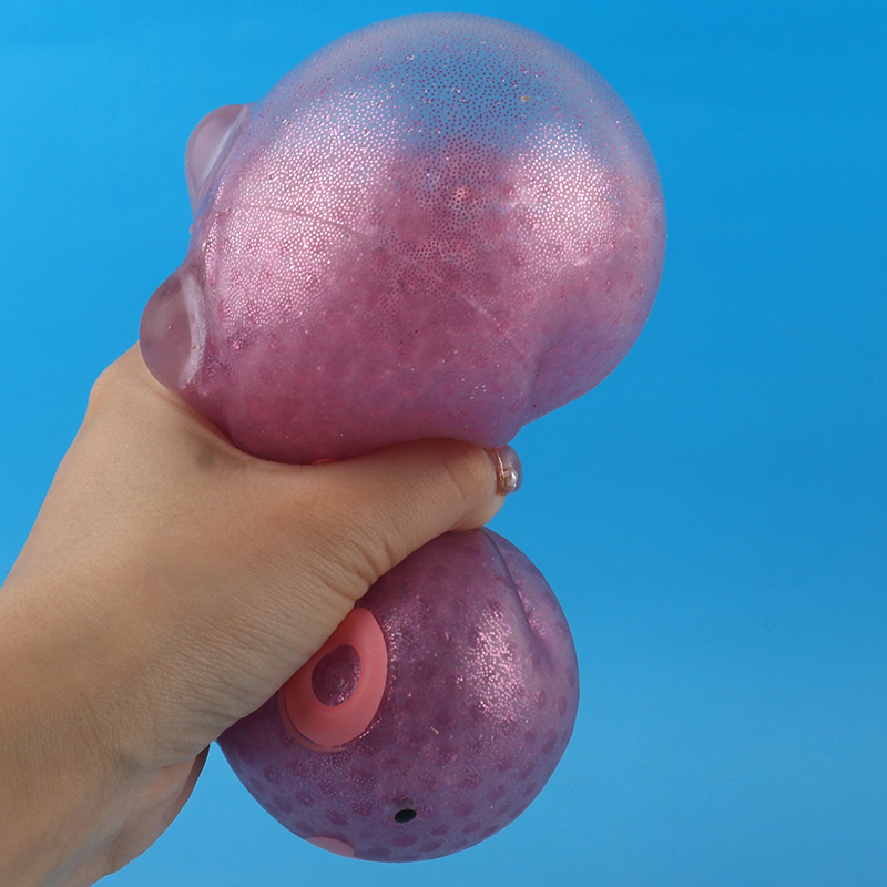 Pearlescent giant octopus squishy toys