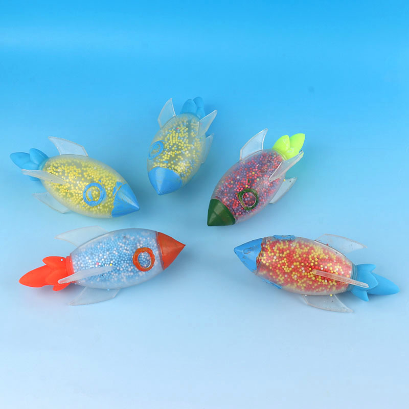 Squeeze Foam Beads Rocket Toys