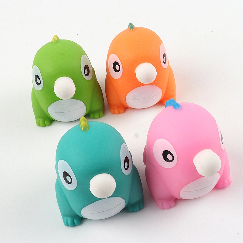 Dinosaur Blow Bubble Squeeze Toys