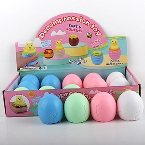 Squishy pop chicken toy