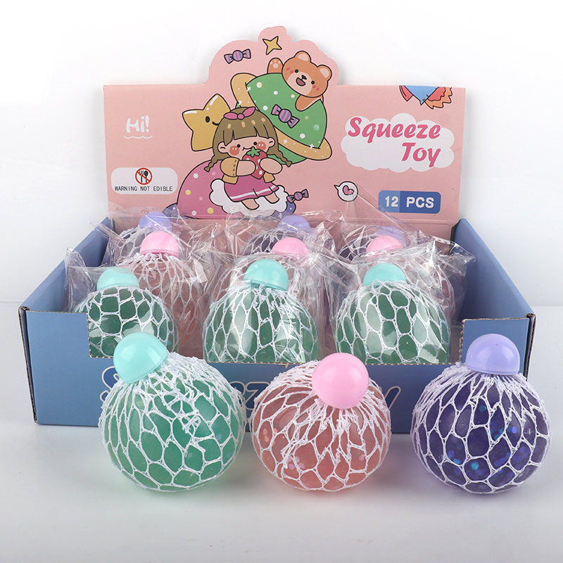 Squishy mesh ball toys