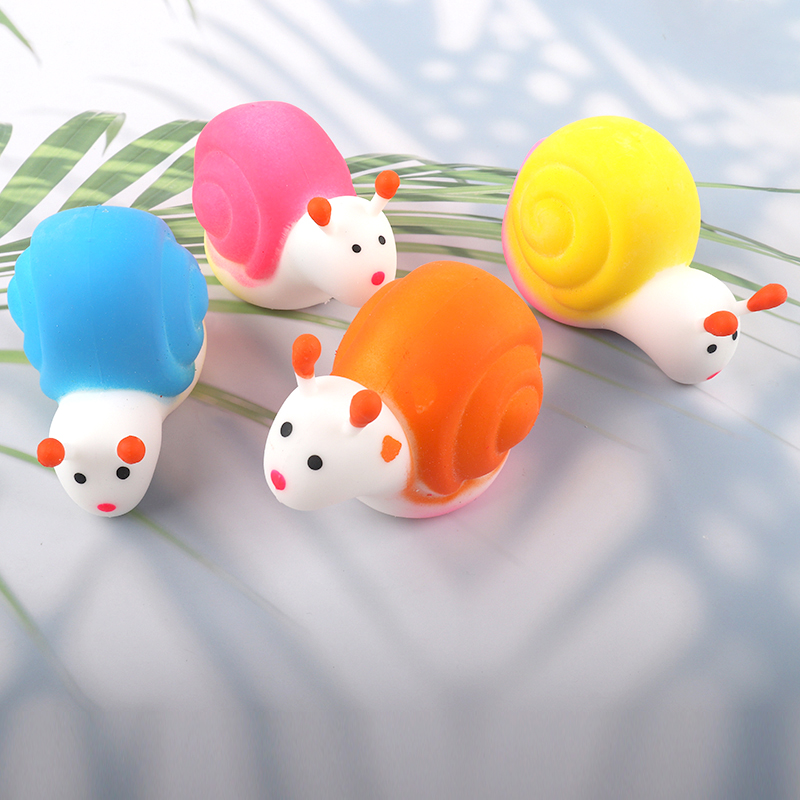 Cartoon snail squishy toys