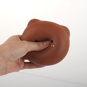 Bear head squeeze toys