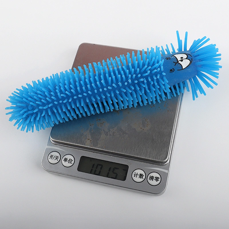 Stretchy puffer caterpillar toys
