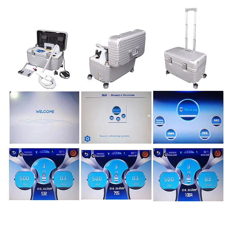Portable pico laser machine