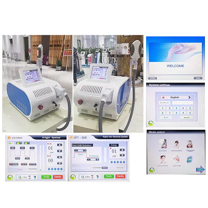 Portable hair remove machine