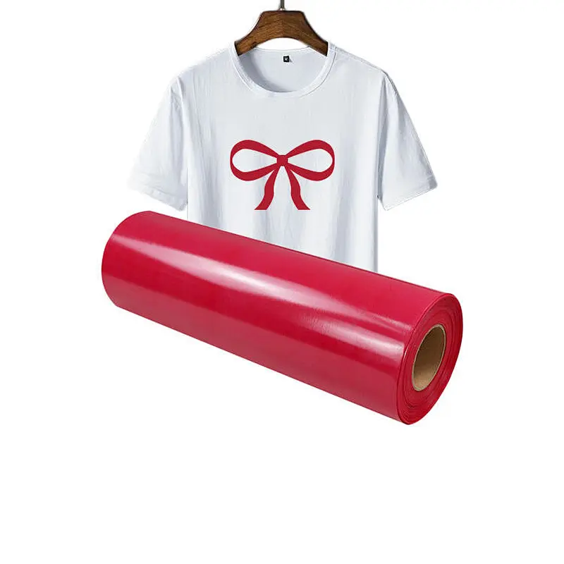Custom Logo Textile Thermal Press Vinyl Rolls Film Heat Transfer Vinyl for Clothing High