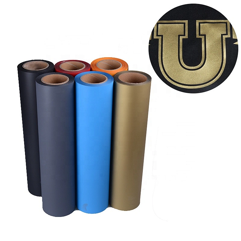 Easy to cut thermoprint vinyl flock heat transfer vinyl htv custom for Clothes Cotton
