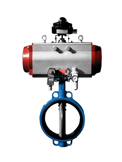pneumatic butterfly valves,butterfly valve with pneumatic actuator working,bf valve