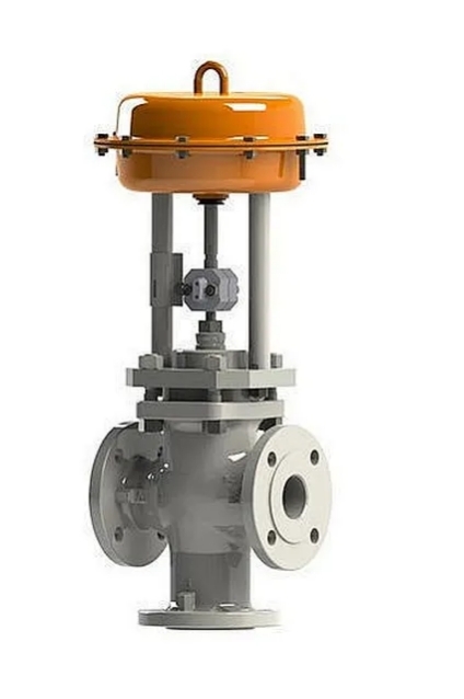 3-way control valve