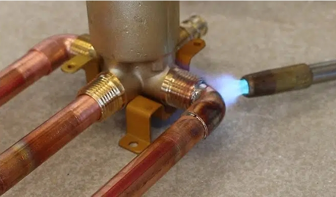 how to solder a ball valve