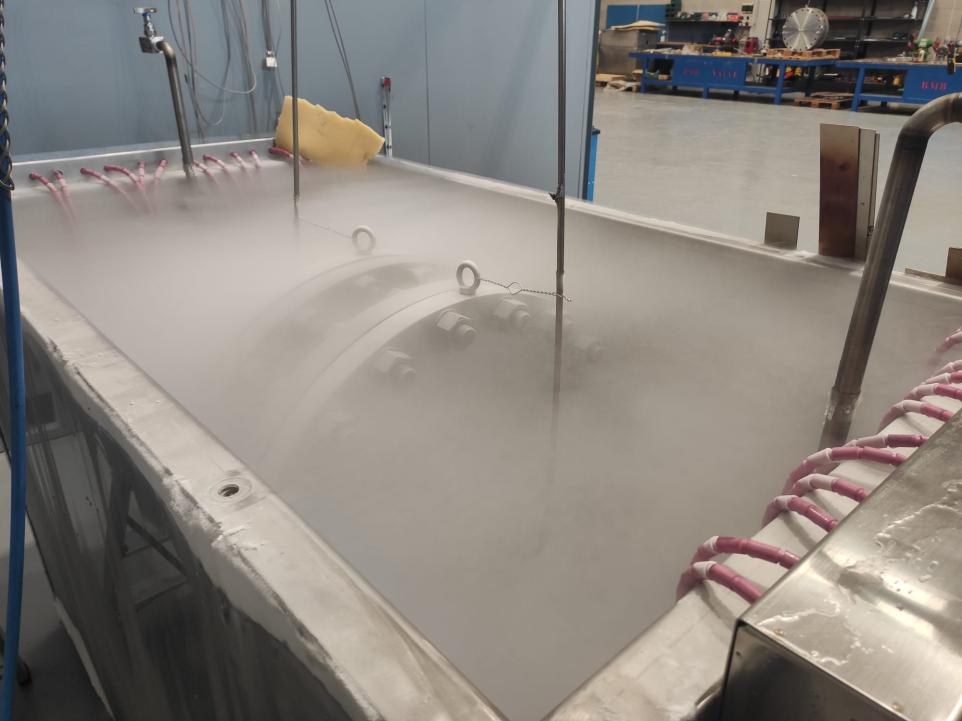 Cryogenic valve test