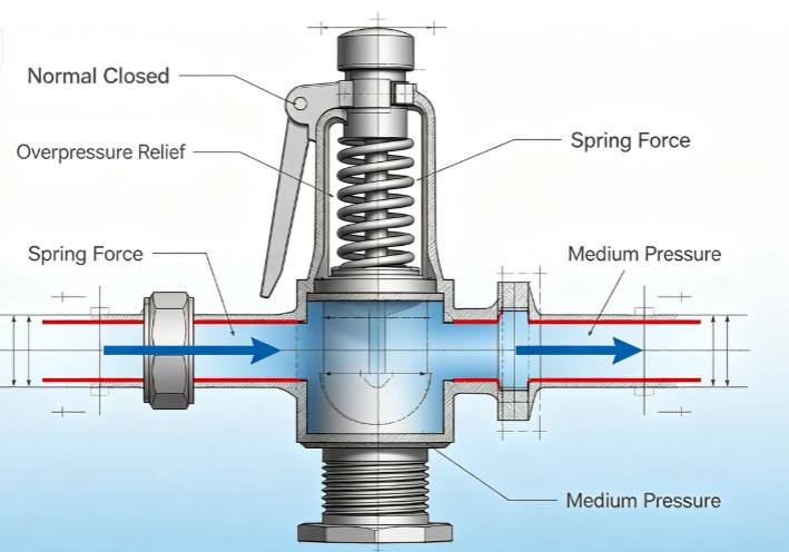 Spring Safety Valve Diagram