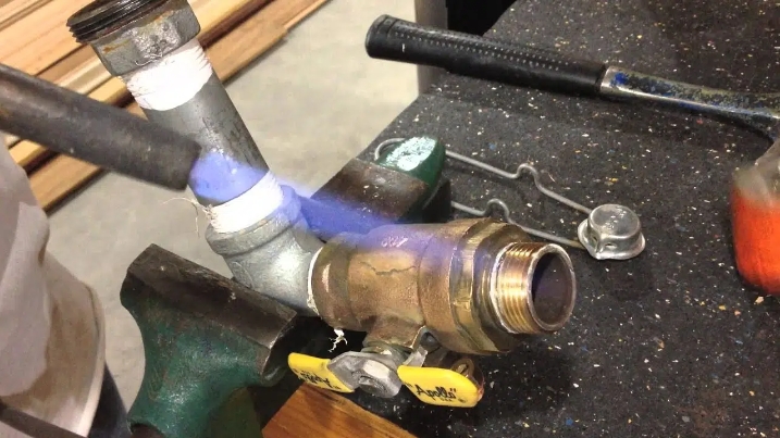 how to solder ball valve
