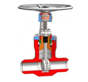 Pressure Seal Gate Valve Cutaway