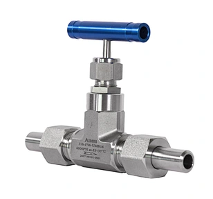 Válvula de aguja / Hasta 10000 psi (689bar)/Conexiones de tubo métricos y fraccionarios, roscas NPT, roscas ISO/BSP, extremos soldados/Tamaño: 1/8 a 11/4 pulg., 3 a 28 mm/Manual / Cierre / Serie FN