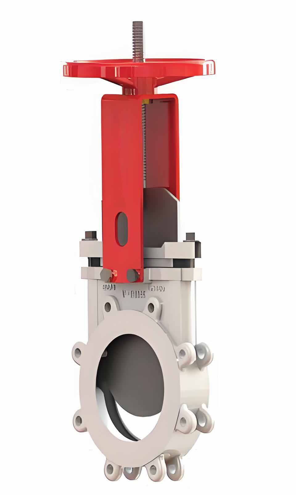 Industrial knife gate valve