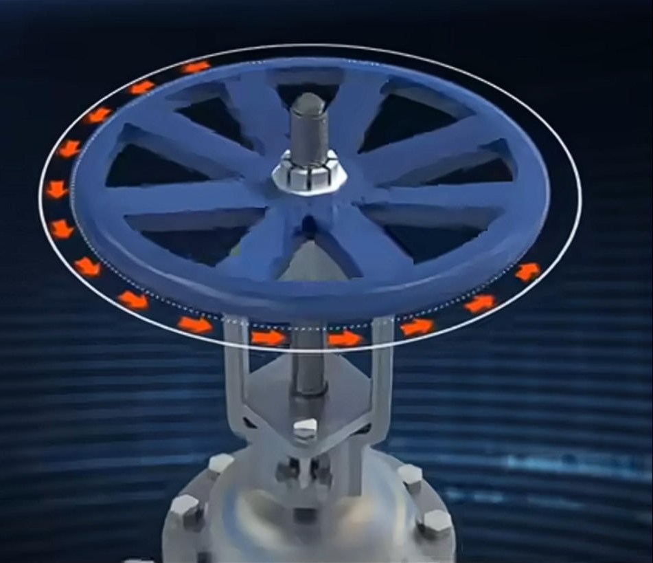 The direction of stem rotation