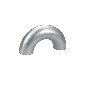 Stainless Steel 316SS 304SS Butt Welding Seamless Pipe Fitting 180 Degree Long Radius Elbow