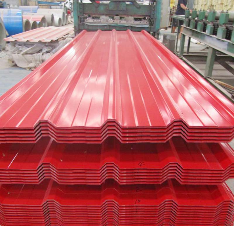Color Coated Corrugated Metal Steel Sheet