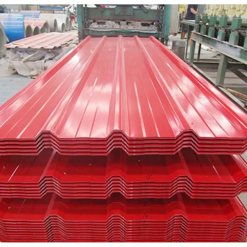Color Coated Corrugated Metal Steel Sheet