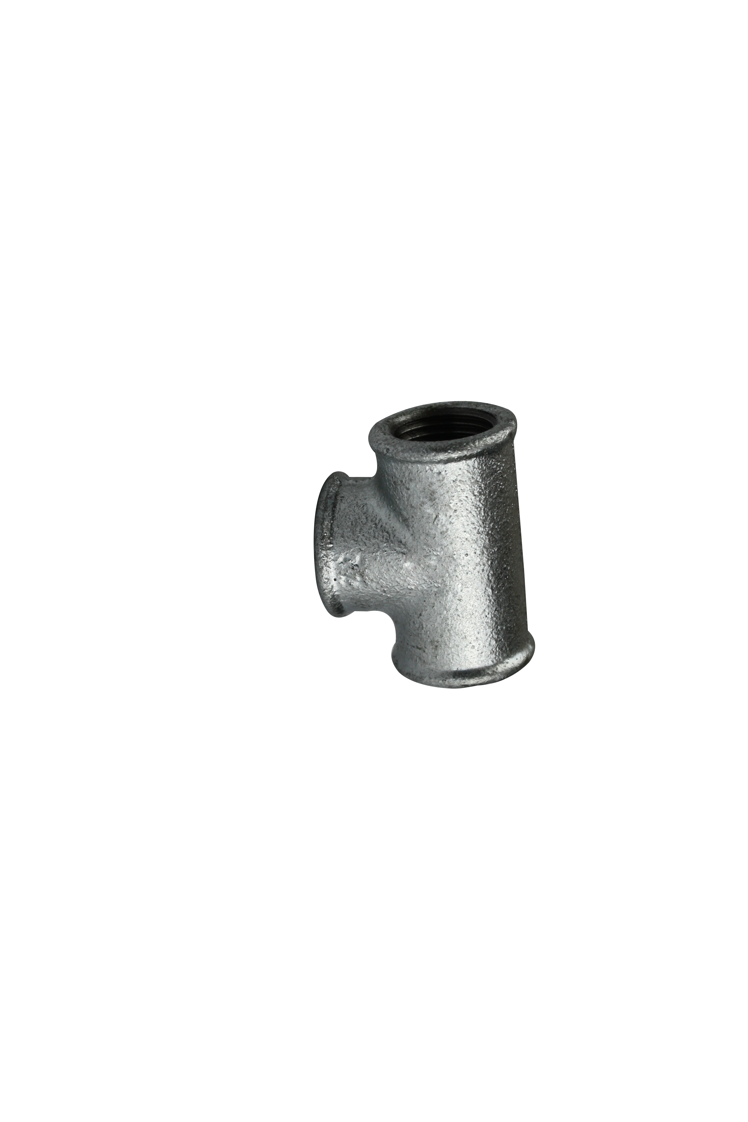 Galvanized & black surface treatment malleable casting iron pipe fittings and pipe connector-- tee and cross