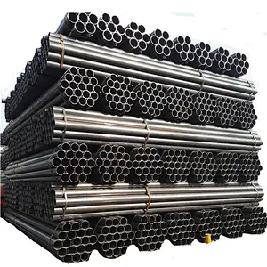 Black Steel Round Tube