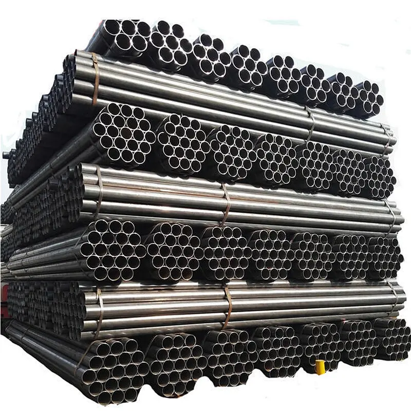 Black Steel Round Tube