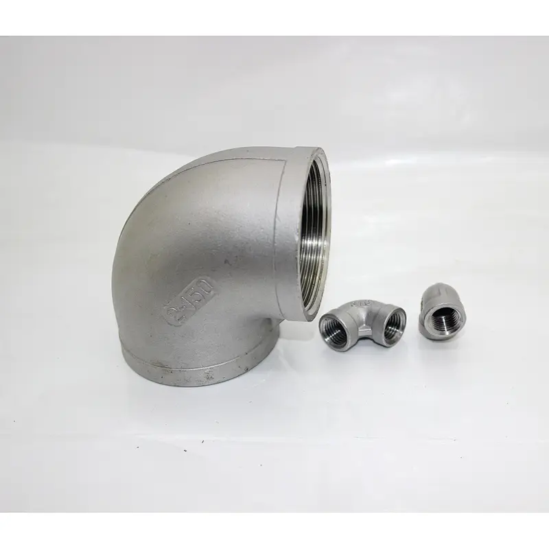 SS304/316 stainless steel pipe fitting 150lbs 90 elbows