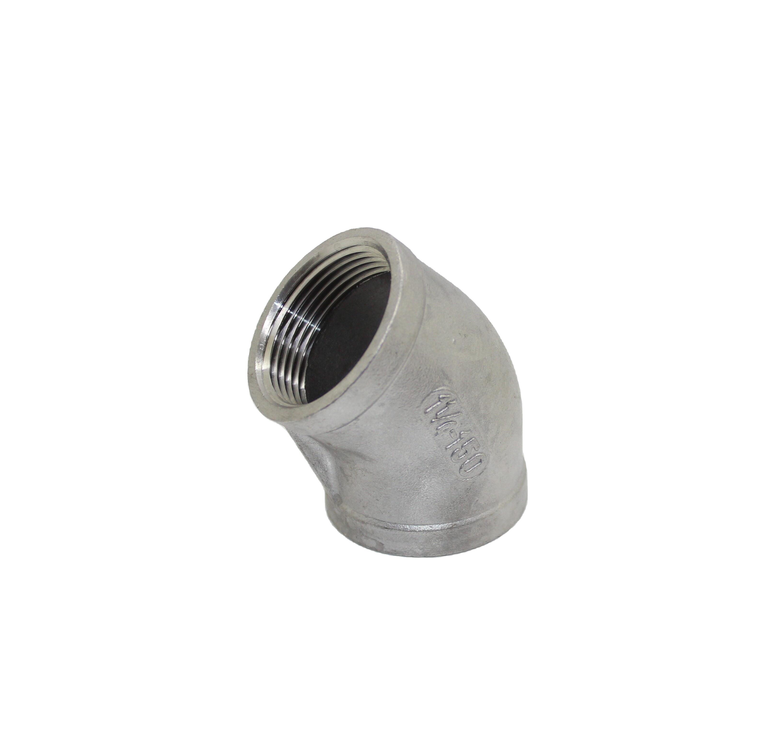 150bl stainless steel pipe fitting ss304 ss316 45 elbows