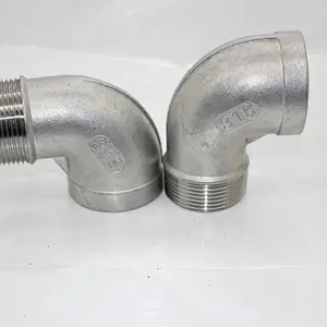 SS304/316 stainless steel pipe fitting 150lbs 90 elbows