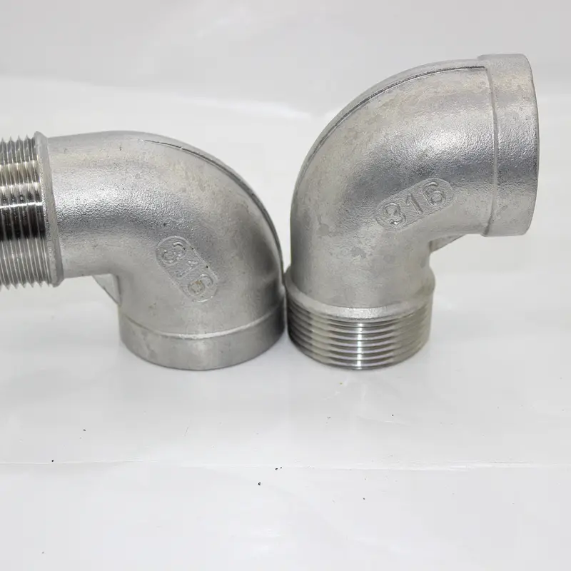SS304/316 stainless steel pipe fitting 150lbs 90 elbows