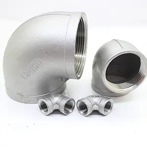 SS304/316 stainless steel pipe fitting 150lbs 90 elbows