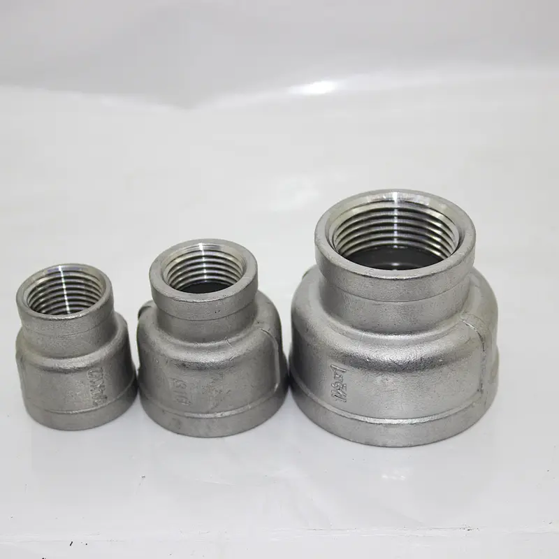 SS304/316 Stainless Steel Threaded Pipe Fittings Reducing Socket