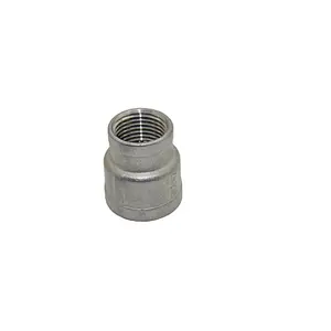 SS304/316 Stainless Steel Threaded Pipe Fittings Reducing Socket
