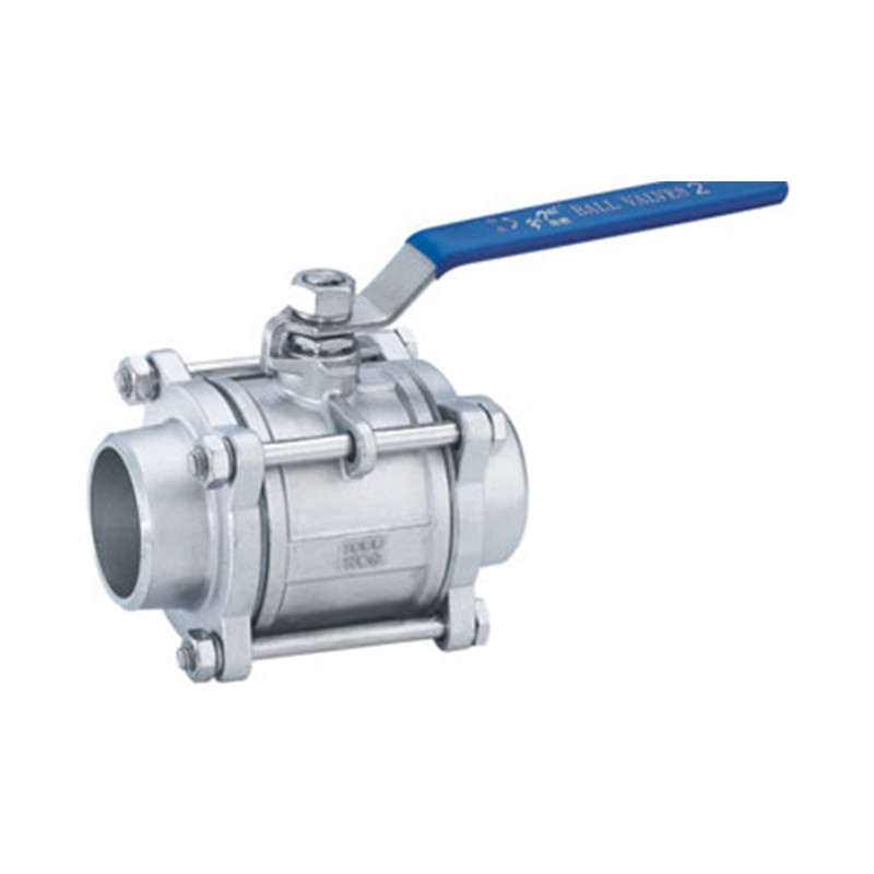 3PC S.S BUTT-WELDED BALL VALVE