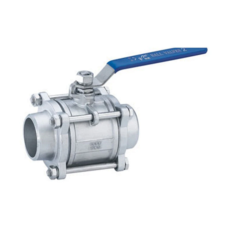 3PC S.S BUTT-WELDED BALL VALVE