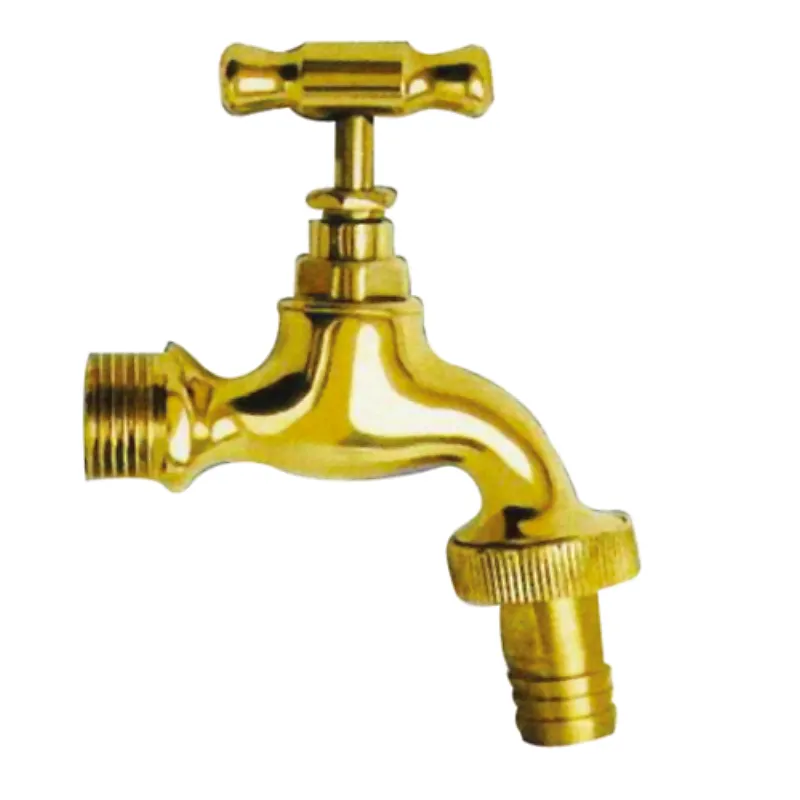 BRASS POLISH GARDEN BIB TAP