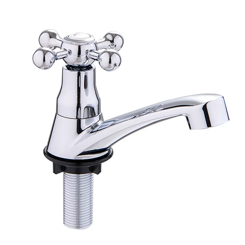 Plastic taps chrome single handle cold water plastic basin taps